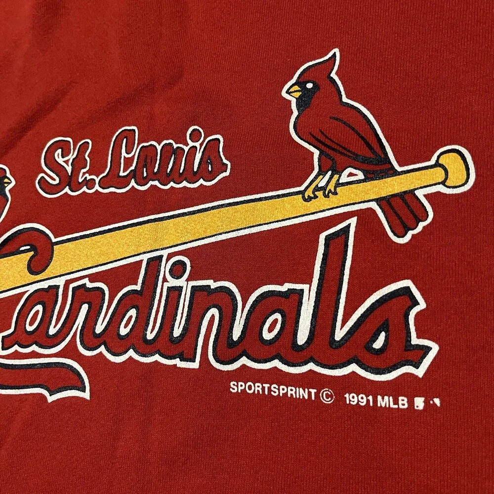 Vintage St Louis Cardinals Sweatshirt 1980s MLB World Series Champion Pullover